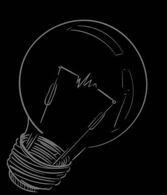 Idea lightbulb illustration